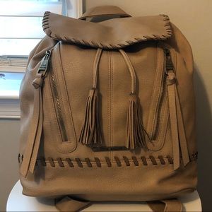 Tan Leather Steve Madden Backpack